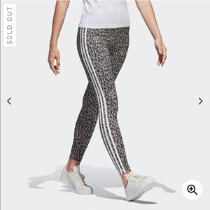NWOT Adidas Leopard Leggings